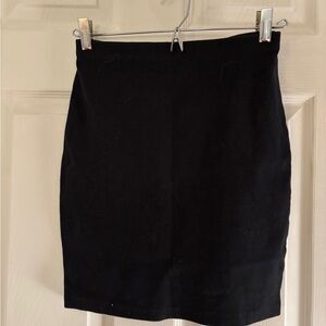 Wilfred Black Mini Skirt